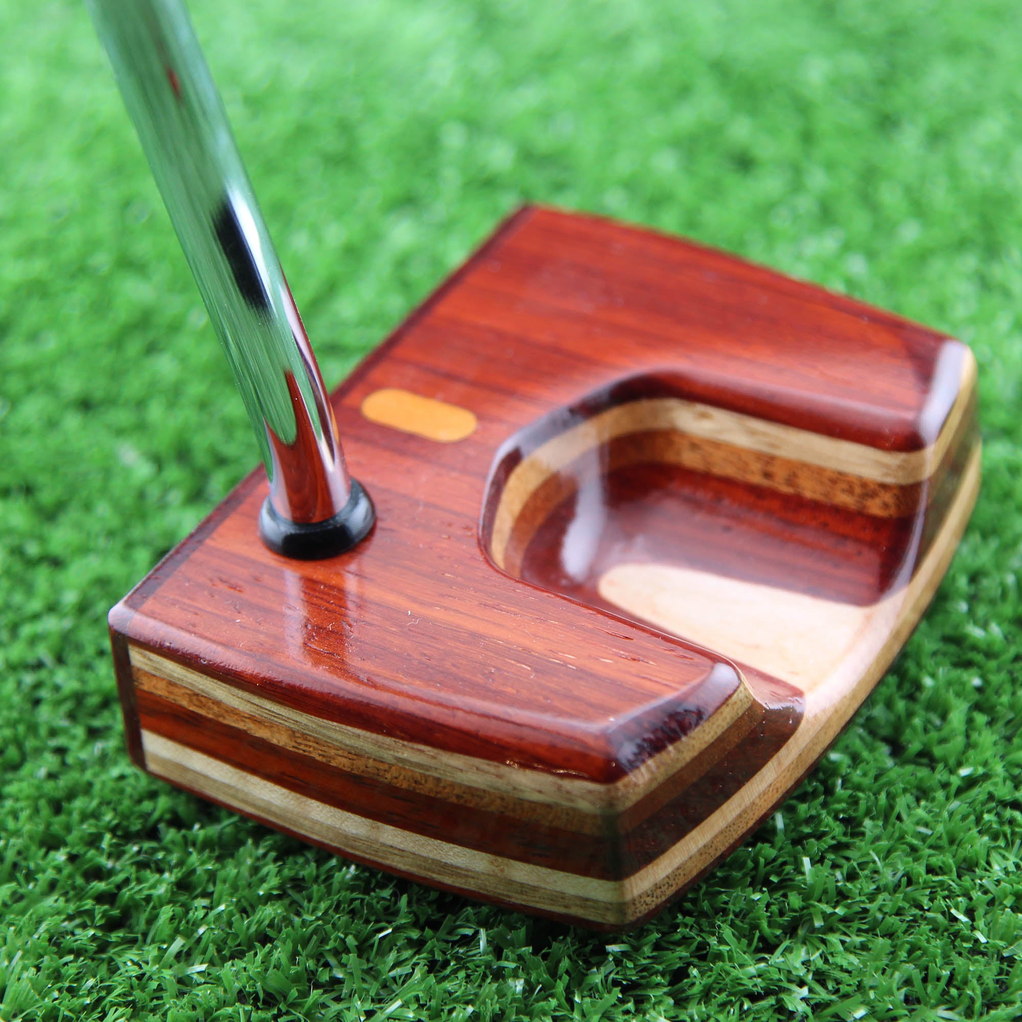 TimberTouch Woodrich Regal wood putter with Padauk