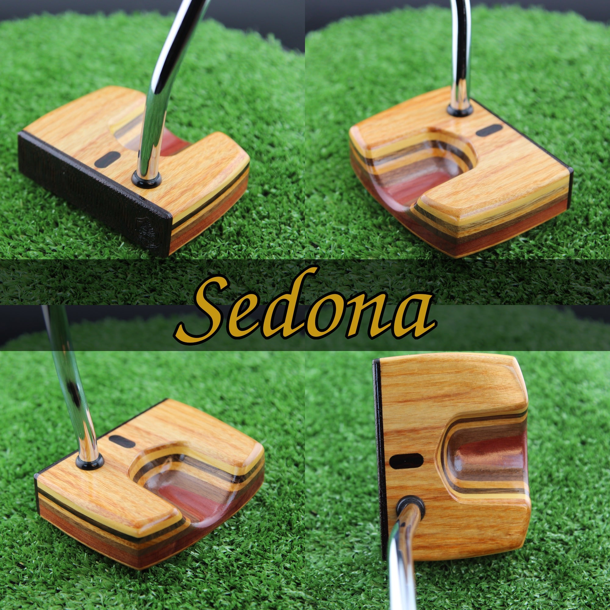 Sedona style Canarywood exotic wood Woodrich Regal Putter