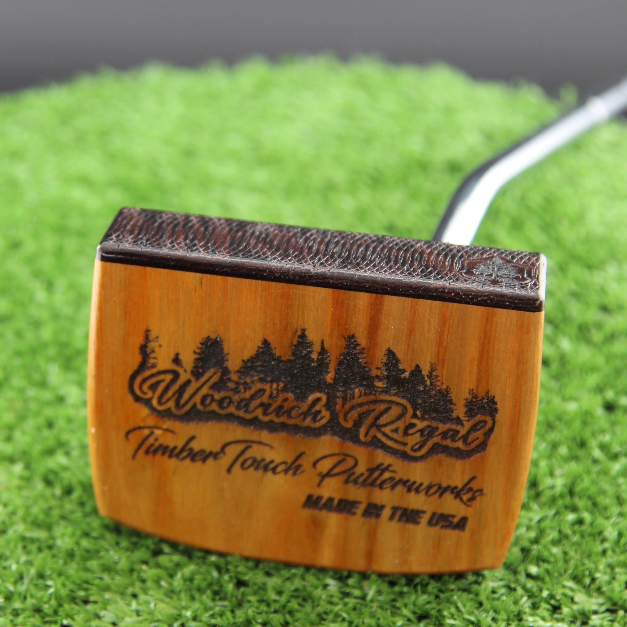 Sedona style Canarywood exotic wood Woodrich Regal Putter