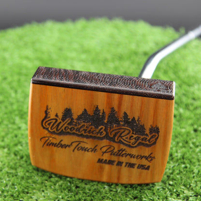 Sedona style Canarywood exotic wood Woodrich Regal Putter