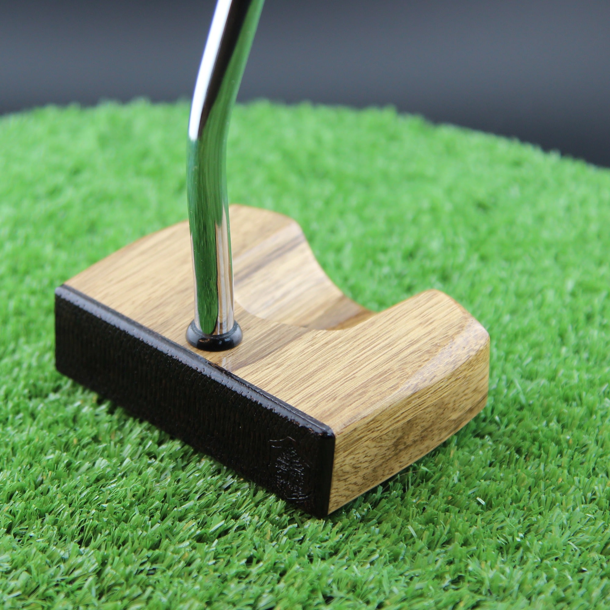 SmokeHouse style Black Limba zero torque center shaft Woodrich Regal Putter