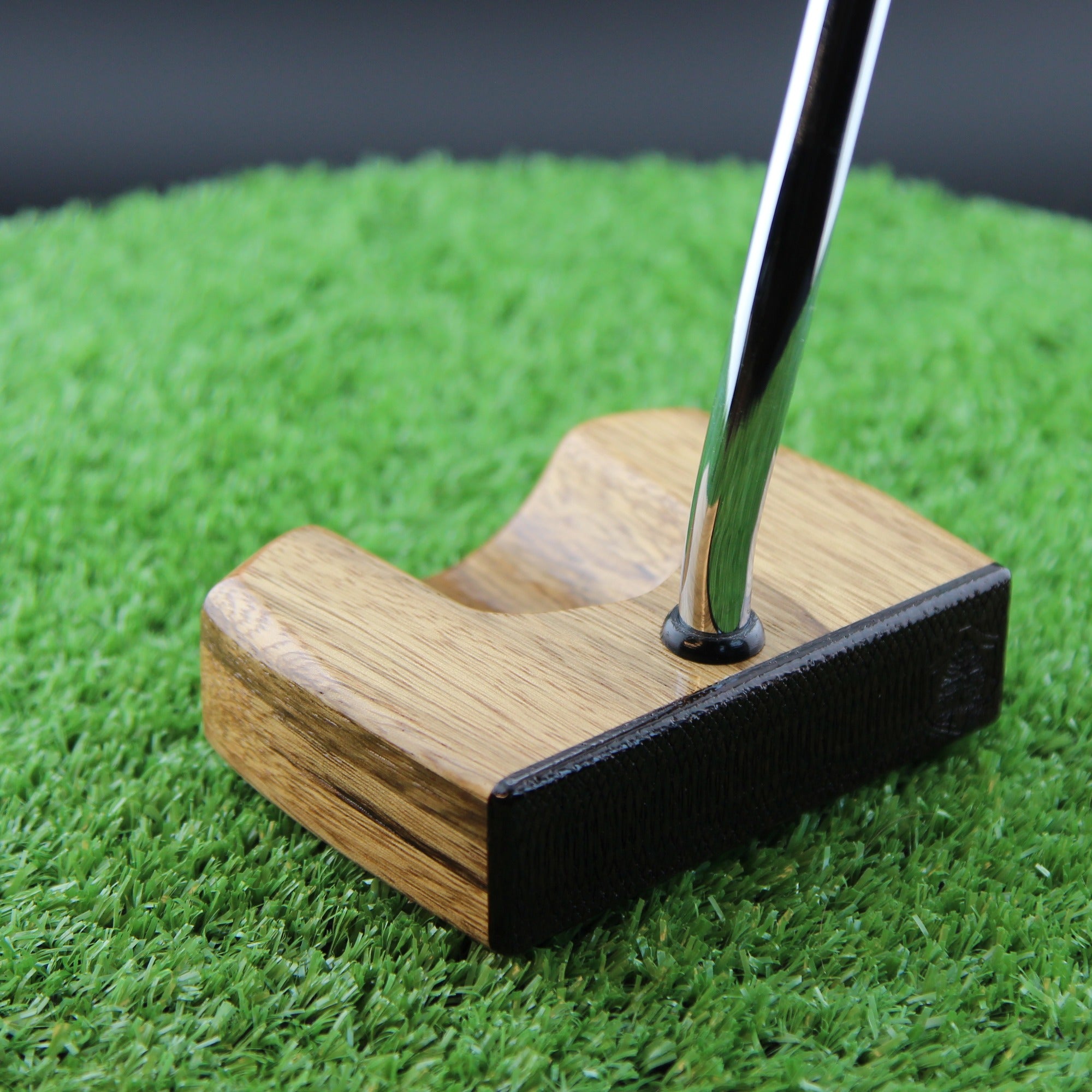 SmokeHouse style Black Limba zero torque center shaft Woodrich Regal Putter
