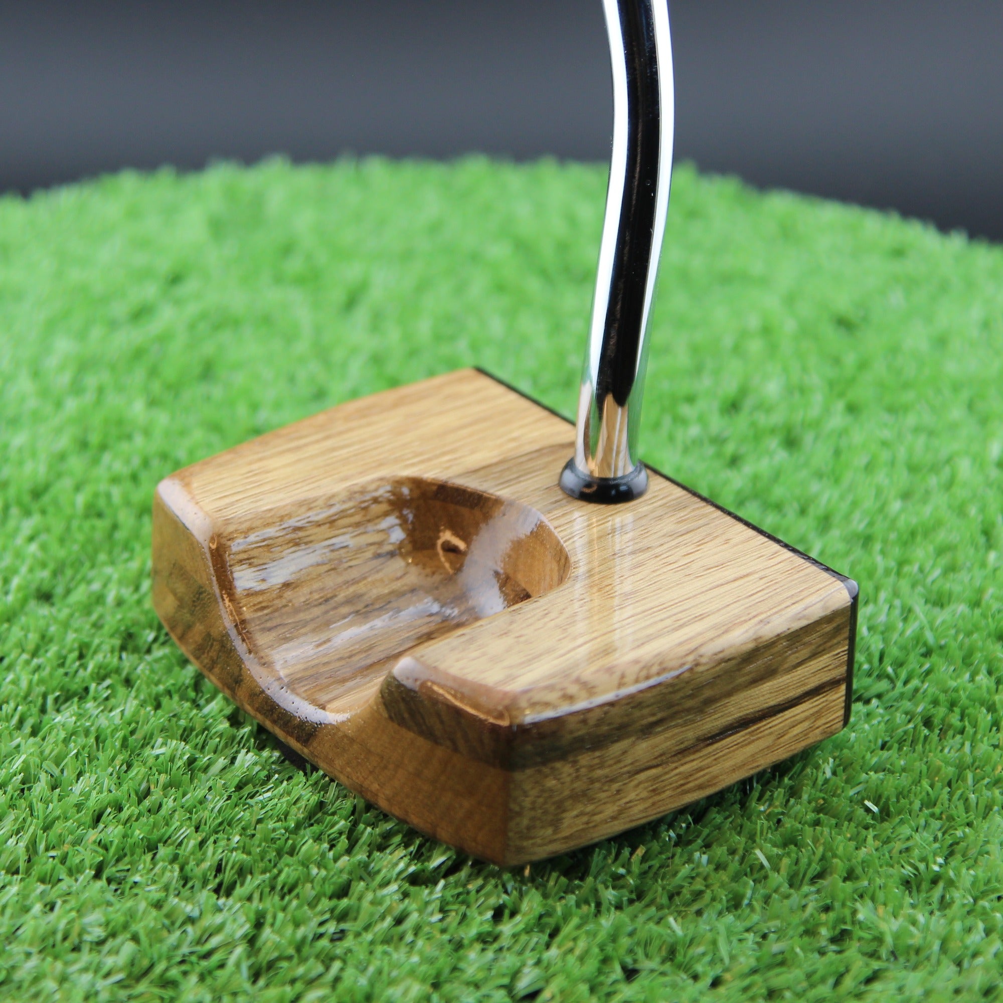 SmokeHouse style Black Limba zero torque center shaft Woodrich Regal Putter
