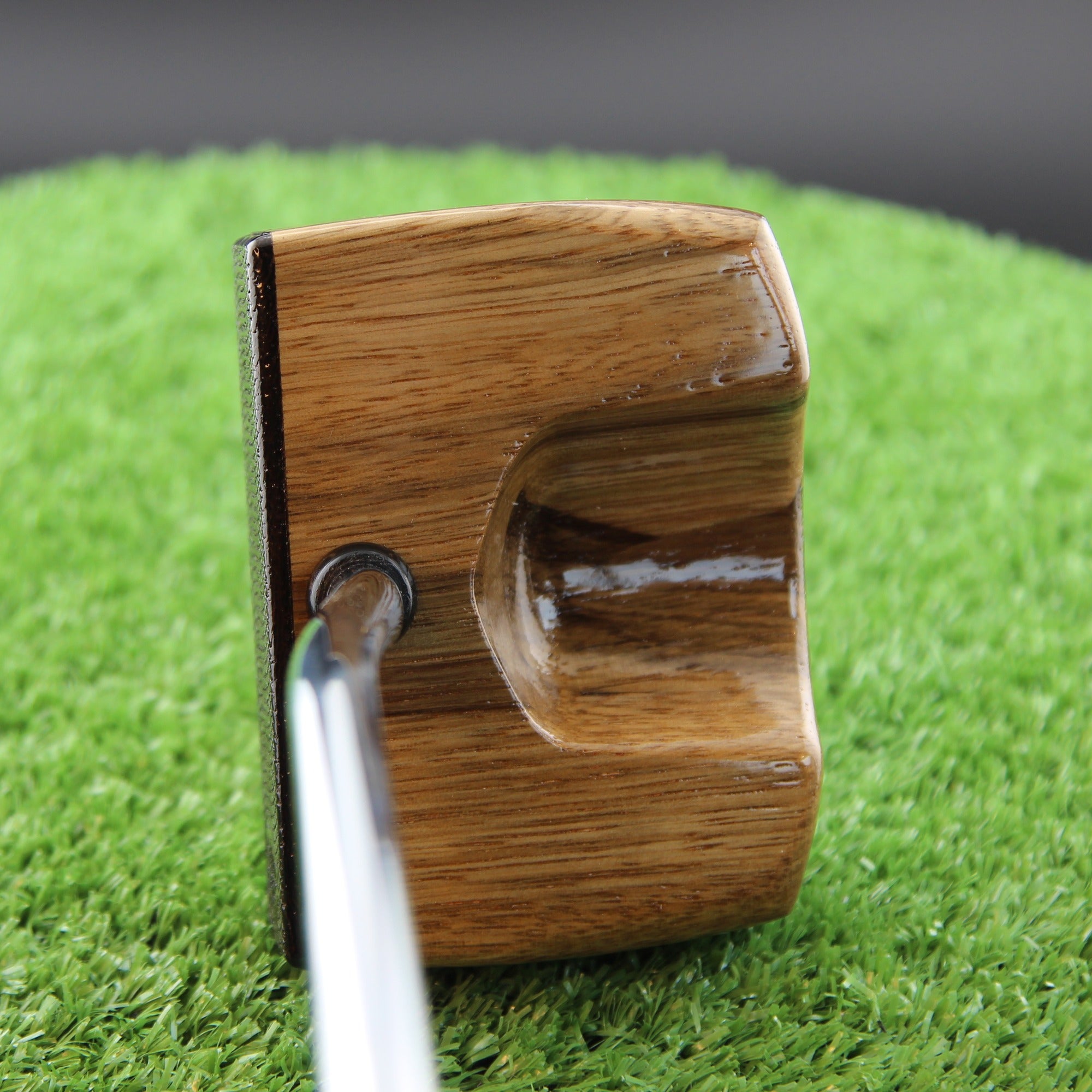 SmokeHouse style Black Limba zero torque center shaft Woodrich Regal Putter