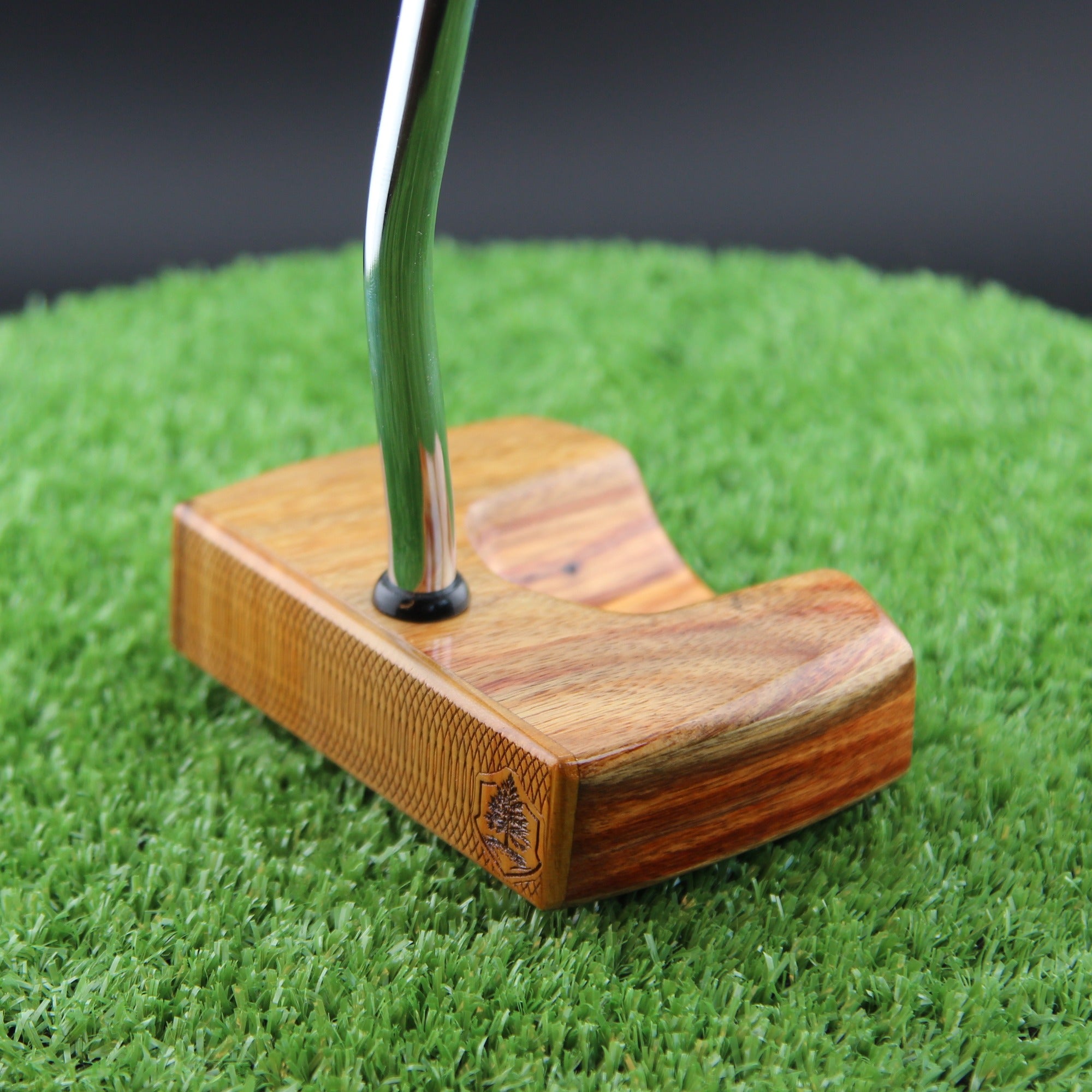 Topaz style Canarywood zero torque center shaft Woodrich Regal Putter