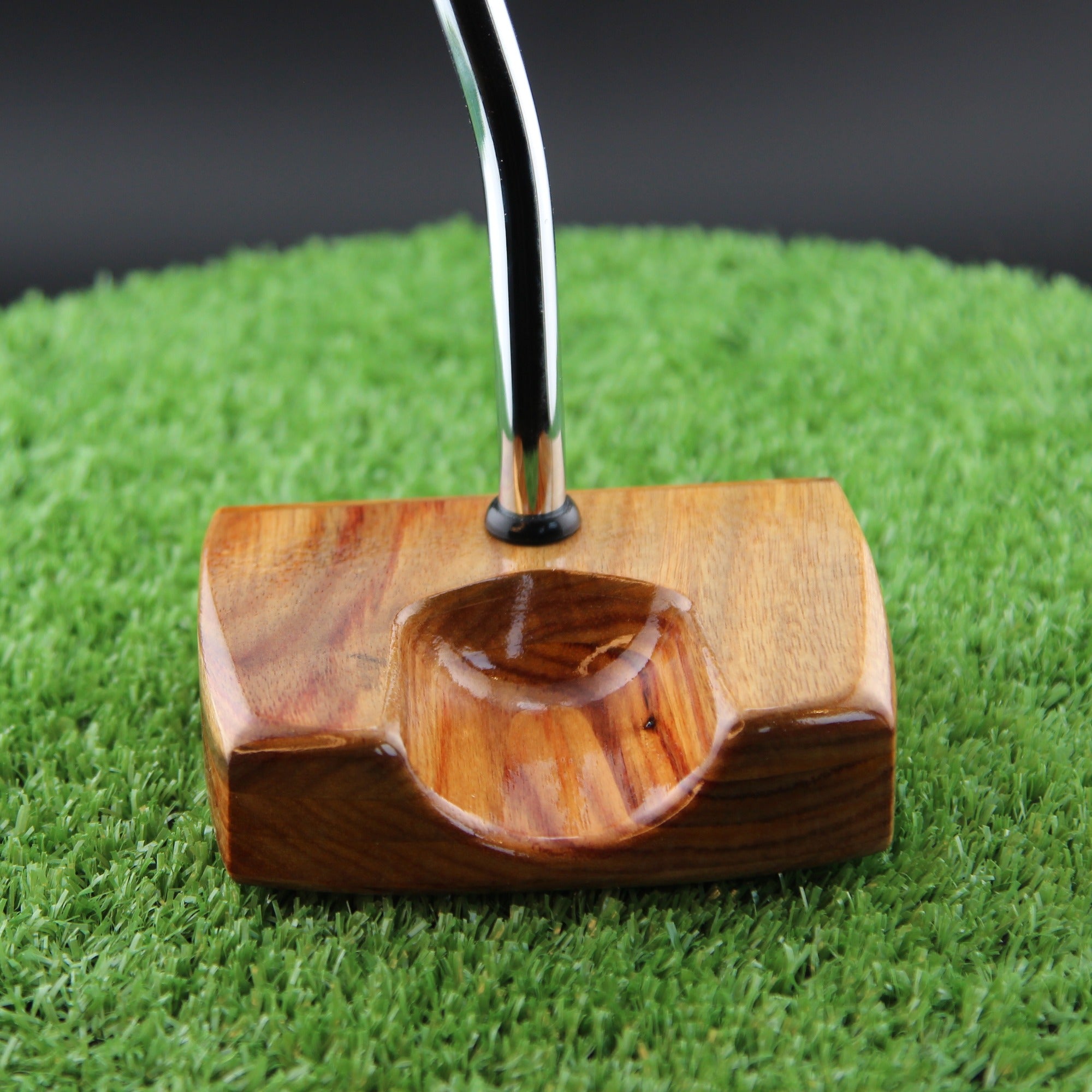 Topaz style Canarywood zero torque center shaft Woodrich Regal Putter