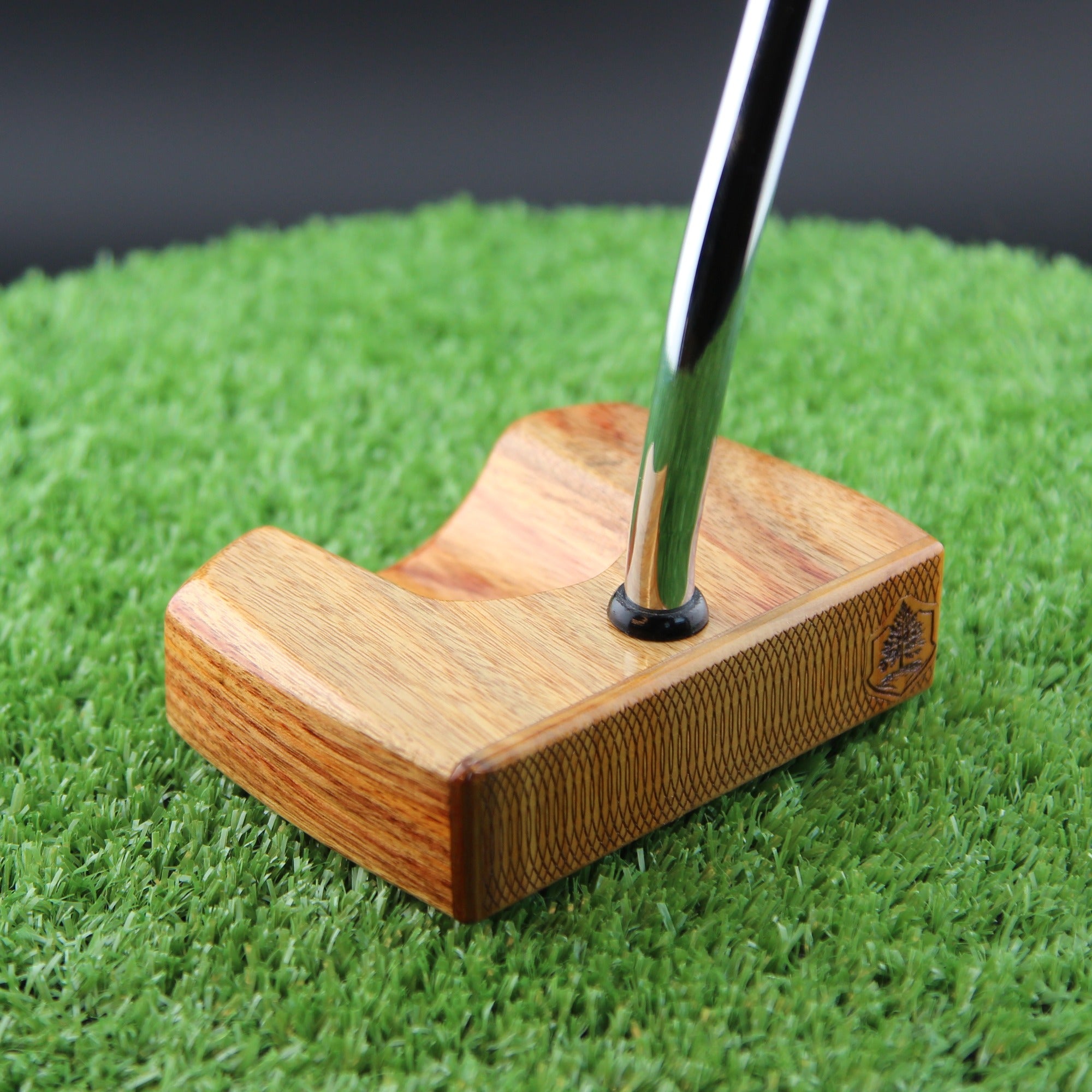 Topaz style Canarywood zero torque center shaft Woodrich Regal Putter
