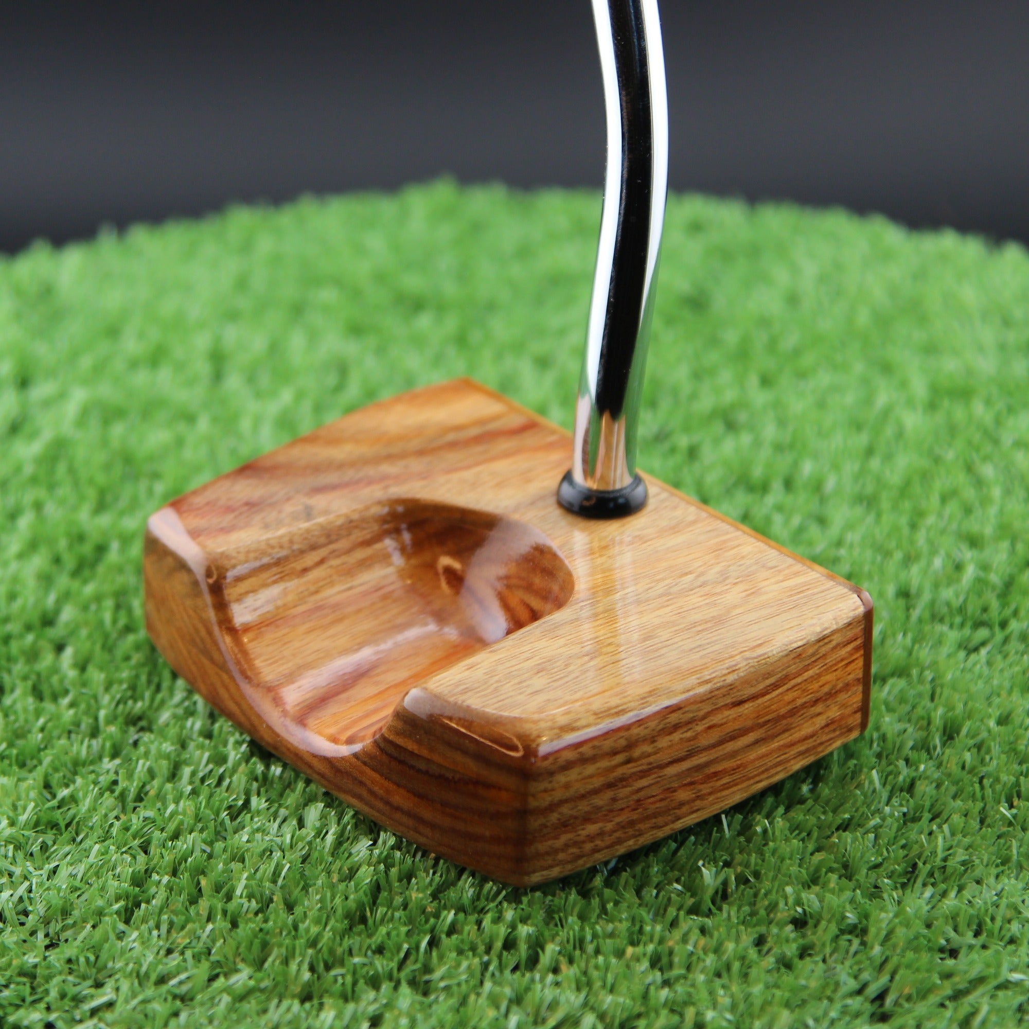 Topaz style Canarywood zero torque center shaft Woodrich Regal Putter