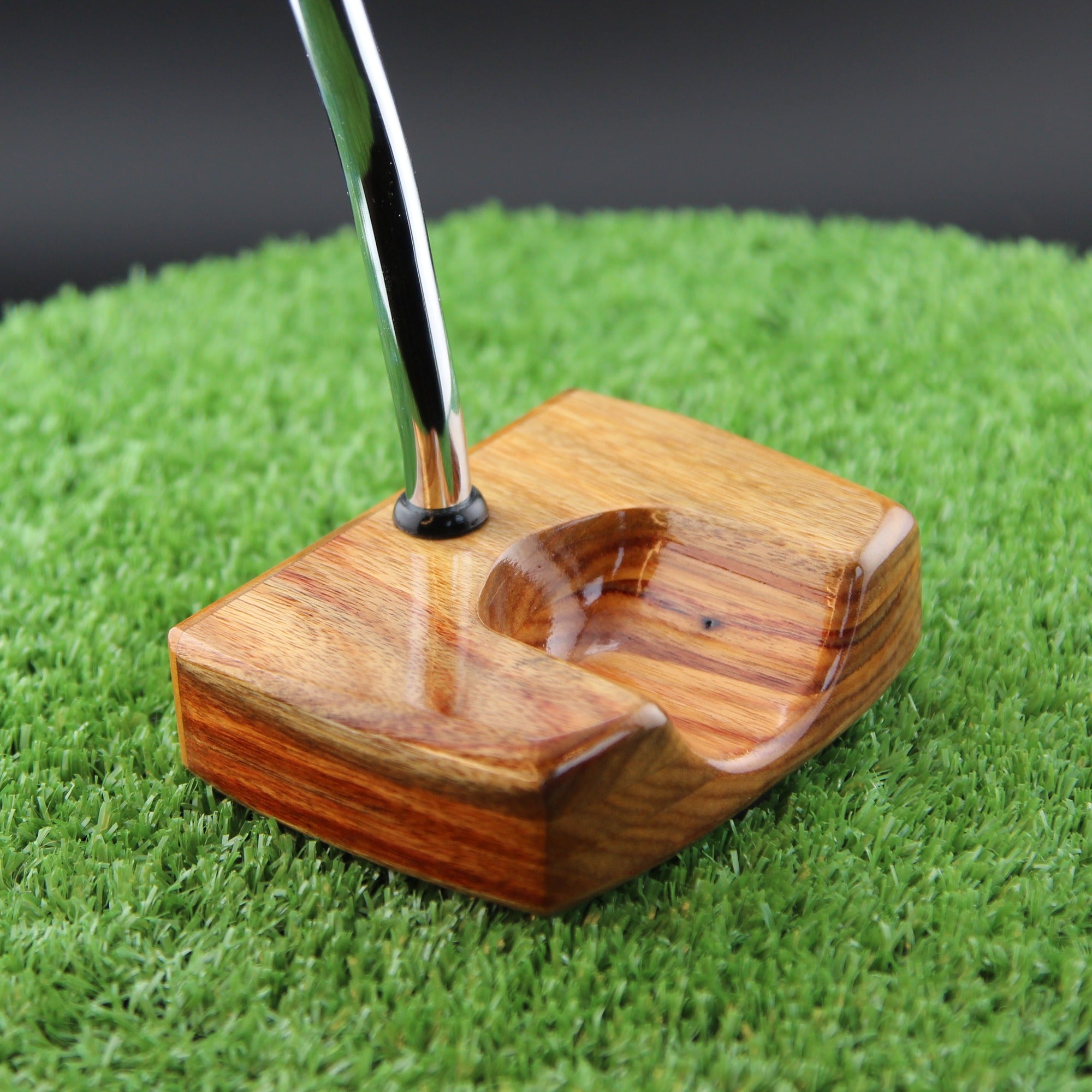 Topaz style Canarywood zero torque center shaft Woodrich Regal Putter