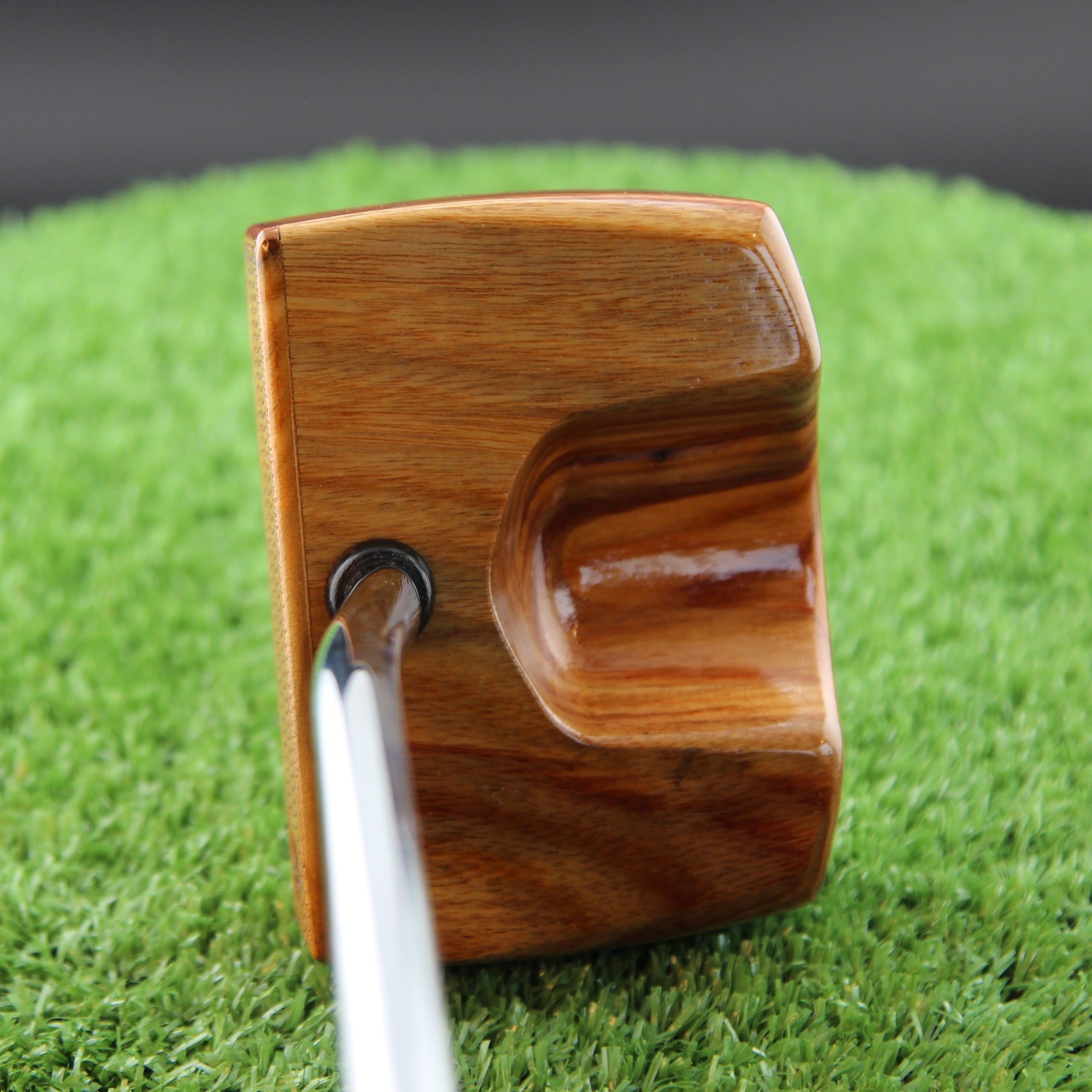 Topaz style Canarywood zero torque center shaft Woodrich Regal Putter